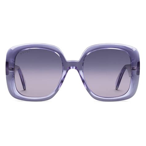 gucci purple glasses